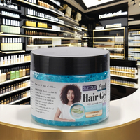 Gel capillaire tendance sans résidus, non gras, hydratant pour tous types de cheveux bouclés