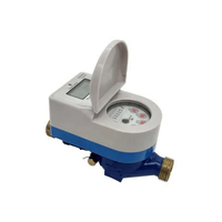 Compteur d'eau en cuivre multi-jets numérique intelligent prépayé contrôle de vanne d'eau froide DN 15/20/25mm classe d'appartement résidentiel industriel