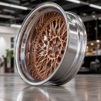 Velg Forged Custom Dua Bagian Baru 19 Inch Polished Lip 6061-T6 Aluminium Alloy Deep Dish 20mm ET DH 5-Hole Garansi 1 Tahun
