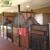 Portes et panneaux d'écurie pour chevaux en acier robuste pour une utilisation intérieure et extérieure Écuries modulaires pour chevaux et bétail