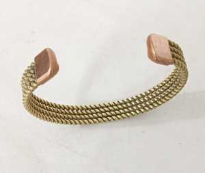 Artisan Made Adjustable Copper Cuff Bracelet Featuring Magnetic Details For Men Women Boutique Jewelry And Gifting - Product Image 4