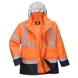 PORTWEST - S471ONRM <b>Hi</b>-<b>vis</b> 4-in-1 two tone Traffic <b>orange</b>/blue navy <b>jacket</b> - EAN 5036108248162 <b>HI</b>-<b>VIS</b> WORKWEAR - Product Image 1
