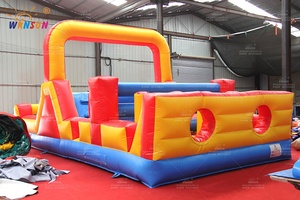 Winsun หลักสูตรเป่าลมสำหรับเด็กขนาด<span class=keywords><strong>มิ</strong></span><span class=keywords><strong>นิ</strong></span>เกมปราสาทกระโด<span class=keywords><strong>ด</strong></span>แดงเหลือง - Product Image 4