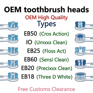 OEM Good Quality OB Replacement 2026 Teeth Whitening Replacement Electric <b>Toothbrush</b> <b>Heads</b> for Adults and Kids - Product Image 1