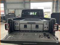 Système de cuisine coulissante pour pick-up avec tiroir et glissière de réfrigérateur intégrée pour Hilux Ranger Raptor