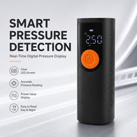 Fast Charging Emergency Car Tire Pump 150PSI Portable Air Inflator Fireproof PC Digital Smart Tyre Compressor for Bicycle Ball