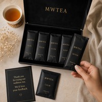 Kit de Prueba Minweng, Té Blanco Ganoderma Polygonatum Shoumei, 5g*5, Infusión Rápida, Mezcla Herbal de Ámbar para Bienestar, OEM