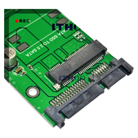 Tarjeta adaptadora convertidora MSATA a SATA3.0 SSD MiniSATA para aplicaciones de escritorio-Usada