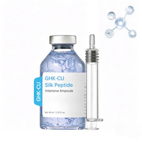 Ampoule Intensive au Collagène, Soie, PDRN, Peptide de Cuivre et EGF pour Soin Raffermissant, Lissage des Rides Fines, Éclat Radieux 40mL