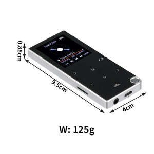 Reproductor MP4/MP3 Mini Ligero con Pantalla Táctil BT 5.0, Reproductor de Música y Video LCD Portátil - Product Image 2