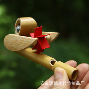ของเล่นกังหันลมไม้ไผ่ 23 ซม. งานฝีมือเพื่อการศึกษาสำหรับเด็กเล่นกลางแจ้ง - Product Image 2