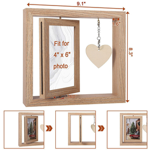 Cadeaux pour petit ami petite amie femme mari mère père <span class=keywords><strong>papa</strong></span> <span class=keywords><strong>noël</strong></span> cadre <span class=keywords><strong>photo</strong></span> cadre <span class=keywords><strong>photo</strong></span> 4x6 - Product Image 4