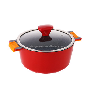 Juego de utensilios de cocina fundidos a presión de aluminio de 6 piezas con tapas de vidrio y mangos de baquelita resistentes al calor - Product Image 2