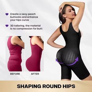 Body sculptant en soie antibactérienne pour femmes, <span class=keywords><strong>gaine</strong></span> <span class=keywords><strong>amincissante</strong></span> pour la taille, body sculptant européen américain grande taille, sculptant les hanches - Product Image 3