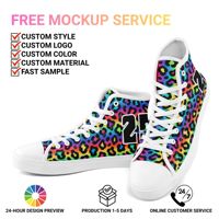 Chaussures en toile à lacets personnalisées avec logo d'équipe imprimé sur demande, fabrication directe d'usine, OEM ODM, chaussures personnalisées avec nom, FN024-26027055-7