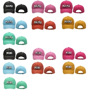 New Cotton 6-Panel Embroidered Letter MAMA MINI Parent-<strong>child</strong> <strong>Baseball</strong> <strong>Cap</strong> for Mother's Day and <strong>Children's</strong> Day - Product Image 3