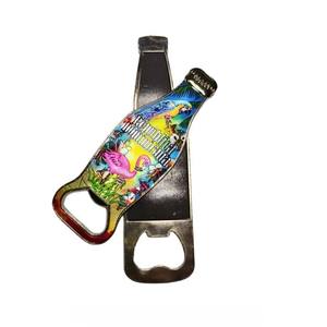 Ouvre-bouteille en plastique 3D personnalisé Offre Spéciale aimant de réfrigérateur personnalité créative américaine ouvre-bière en métal avec autocollant magnétique - Product Image 3