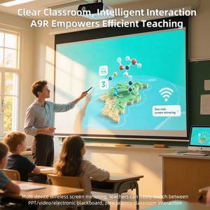 Fábrica OEM/ODM A9R 1550 ANSI 4K Proyector diurno <span class=keywords><strong>Iglesias</strong></span> LED Película Salas de reuniones <span class=keywords><strong>Proyectores</strong></span> - Product Image 3