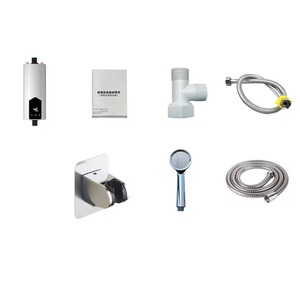 Calentador de Agua Eléctrico Instantáneo de 220V/110V, Calentador de Ducha, Calentador de Grifo para Fregadero de Cocina, Acero Inoxidable, Venta al Por Mayor de Fábrica - Product Image 4