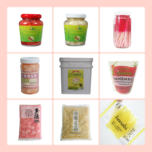 Gengibre branco pickled para lavabi ou <span class=keywords><strong>sushi</strong></span> japonês, materiais primas, natureza, fresco, delicado, preservado, corte de gengibre, branco