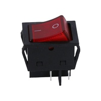 WELFNOBL Vente directe d'usine de haute qualité KCD2-201N-2 interrupteur à bascule à 3 voies 12V LED