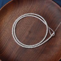 Perles d'eau douce blanches de haute qualité, presque rondes, 2-3 mm, en vrac, pour la fabrication de bijoux DIY
