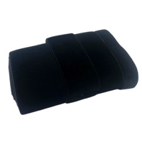 Ruban élastique en velours noir et blanc extensible, vente en gros, 10mm 20mm 30mm 40mm, pour bricolage, artisanat et coiffes