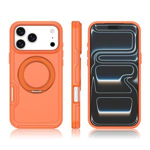 Hochwertige Anti-Sturz-Halterung mit kabelloser Ladefunktion für iPhone 17 Pro Max 16 15 14 Plus 13 Hülle mit Magnetständer - Product Image 5