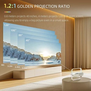 Projecteur vidéo Home Cinéma 2025 avec éclairage nocturne, système Android 13, Full HD natif 1920x1080P, WiFi 6 - Product Image 3