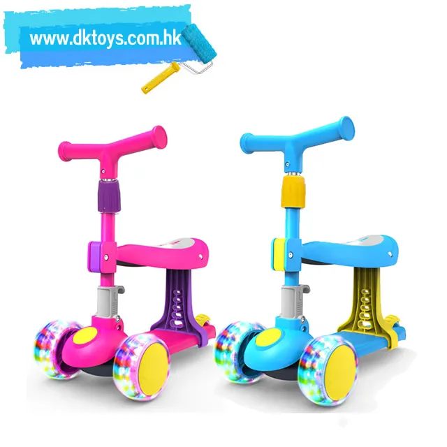 3 In 1 Children Tricycle Toys Big Three Wheels Scooter Toys Ride On Car For Kids