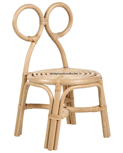 Silla de ratán para niños hecha a mano, asiento de bebé tejido natural ecológico, muebles ligeros y duraderos - Product Image 1