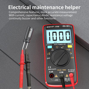 Zoyi ZT109 Intelligente Digitale Multimeter 9999 Woord Count True Rms Hoge Precisie <span class=keywords><strong>Voltage</strong></span> Weerstand Frequentie <span class=keywords><strong>Tester</strong></span> - Product Image 2