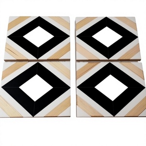 High Quality Resin and Natural Wood Decorative <b>Tea</b> <b>Coaster</b> for Luxury Home Hotel Restaurant Table Decoration <b>Coasters</b> for Drinks - Product Image 1