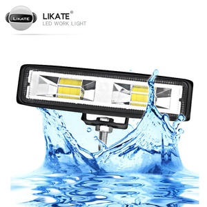LKT <span class=keywords><strong>Auto</strong></span> Lighting System 6inch 48w COB Car Led Work Light Bar Spotlights Flood Beam for SUV Truck Offroad Boat LED Driving Lamp - Product Image 5