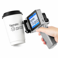 Printer Inkjet Genggam Yaomatec untuk Kode Tanggal Kadaluarsa, Nomor Batch, Kode QR, Logo pada Botol Plastik dan Gelas Kopi