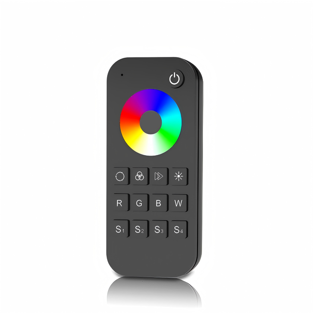 1 Zone RGB Remote Control RGBW LED Remote Switch Touch Wheel RF Led Remote for LED Controller
