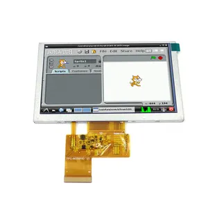 Whtc 5 Inch 800X480 St7262 Ic Rgb-Interface 500 Nits Transflectieve 5 "Tft Lcd-Weergavemodule Voor Sunreazeable Buitentoepassing