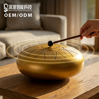 10 Inch 11 Tone Tongue Drum Handpan Ethereal Drum Professional Musical Instruments Educational Steel Drums