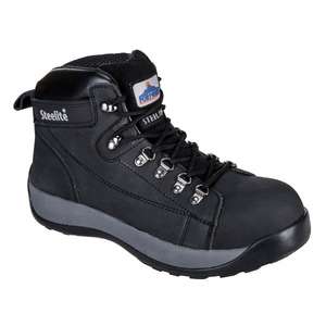 Portwest-FW31BKR40 steelite รองเท้าทำงาน nubuck SB hro Black BOOT-EAN 5036108173129 - Product Image 1
