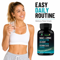 Complément alimentaire NAC Zinc Quercétine Sélénium Glutathion Vitamine C D3 Antioxydant Soutien Immunitaire Bien-être Quotidien Gélules Molles Vente en Gros