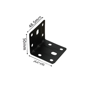 Accesorios de Muebles de Aleación de Acero con Conexión Fija en Forma de L de 90 Grados para Soporte de Estante de Cama de Gabinete, Marca GQK, Fácil Instalación - Product Image 1