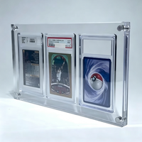 Support de Présentation pour Paquets TCG en Acrylique, Personnalisé en Usine, Résistant aux UV, Écologique, à 4 Emplacements, pour Paquets de Cartes, Montage Facile