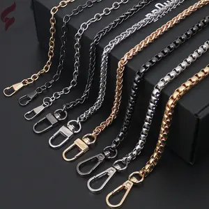 Lihui High Quality New Chains Handbag Accessories Chain Metal Shoulder Handbag Chain Strap For Bags