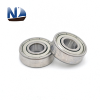 696ZZ Bantalan Bola Alur Dalam Mikro 6X15X5Mm P6 Presisi Z3/Z4 Perisai Logam Ganda Kebisingan Rendah untuk Bagian Berputar Kompak
