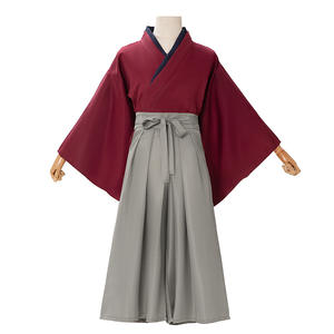 <span class=keywords><strong>Kimono</strong></span> Rojo de Kendo para Hombre, Disfraz de Cosplay Estilo Samurái, Traje de Poliéster para Adultos, Venta al por Mayor para Comic <span class=keywords><strong>Con</strong></span> y Halloween - Product Image 2