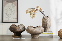 FANGSHENG Usine Ferme Coeur Forme Durable Chrome Plaqué Vase En Céramique Salon Fleur Planteur pour Maison Jardin Hôtel