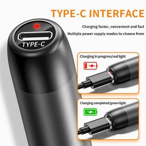 Fer à souder portable rechargeable par USB, affichage numérique de la température, température réglable, kit d'outils de soudage sans fil, plage de température 200-480°C - Product Image 2