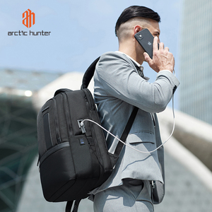 <span class=keywords><strong>Mochila</strong></span> <span class=keywords><strong>Arctic</strong></span> <span class=keywords><strong>Hunter</strong></span> para Viajes, <span class=keywords><strong>Mochila</strong></span> para Hombre de Negocios, Expandible, para Portátil, con Puerto de Carga USB, Sac a Dos, <span class=keywords><strong>Mochila</strong></span> - Product Image 2