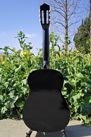 Custom logo 39 Inch Black Color Linden Wood Practice Classical Guitar Wholesale Cheap Price Learner Nylon String Instrument