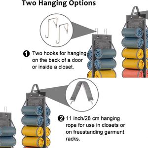<b>Hooks</b> Wall Wardrobe Rack PVC Double Tier Hanger Holder Hanging Coat <b>Towels</b> Heavy Organizer Storage Clothes - Product Image 3